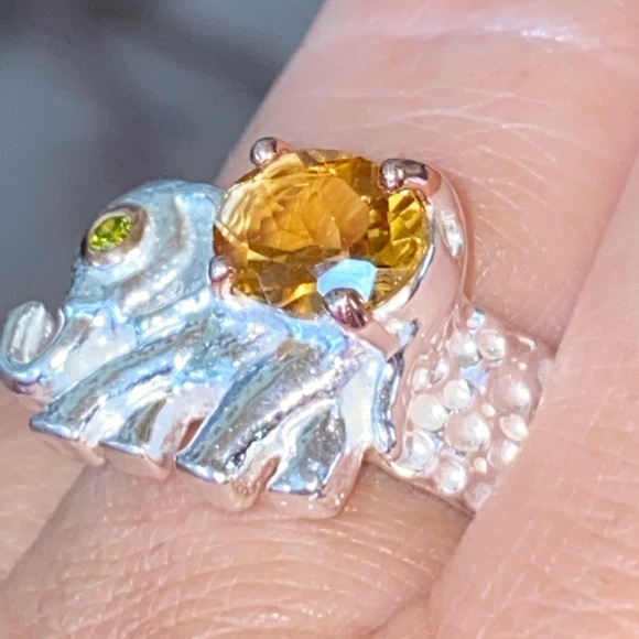 Beautiful Genuine Citrine Ring - Picture 5 of 11